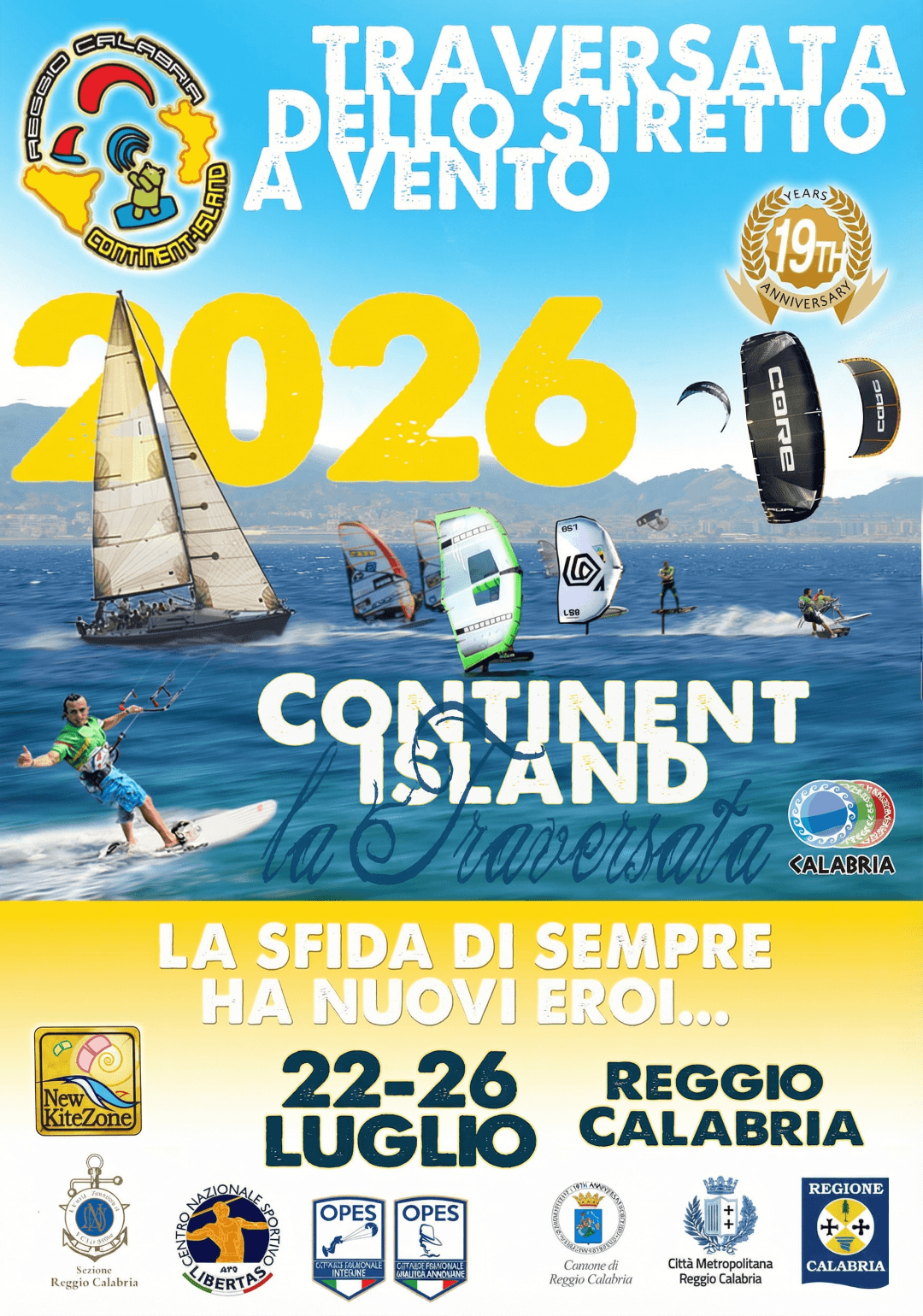 Continent-Island International GPS Race | Traversata a vento dello Stretto - immagine 1