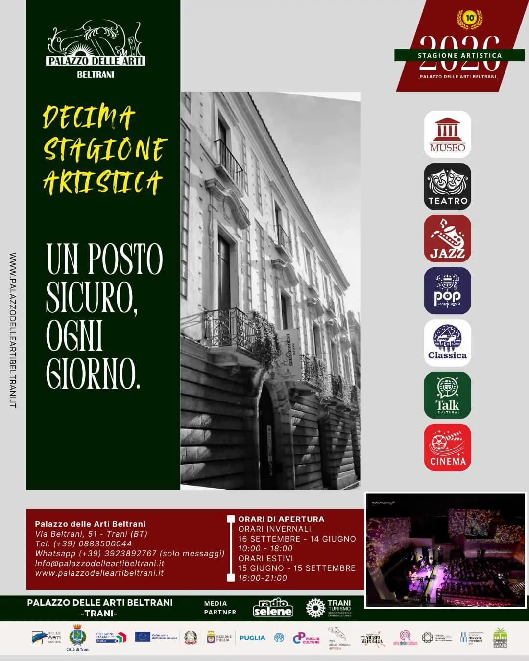 Musica Classica - Stagione Artistica Palazzo delle Arti Beltrani 2026 - immagine 1