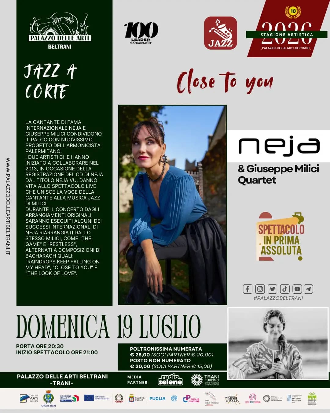 Neja & Milici Quartet in Close To You - Musica a Corte - immagine 1