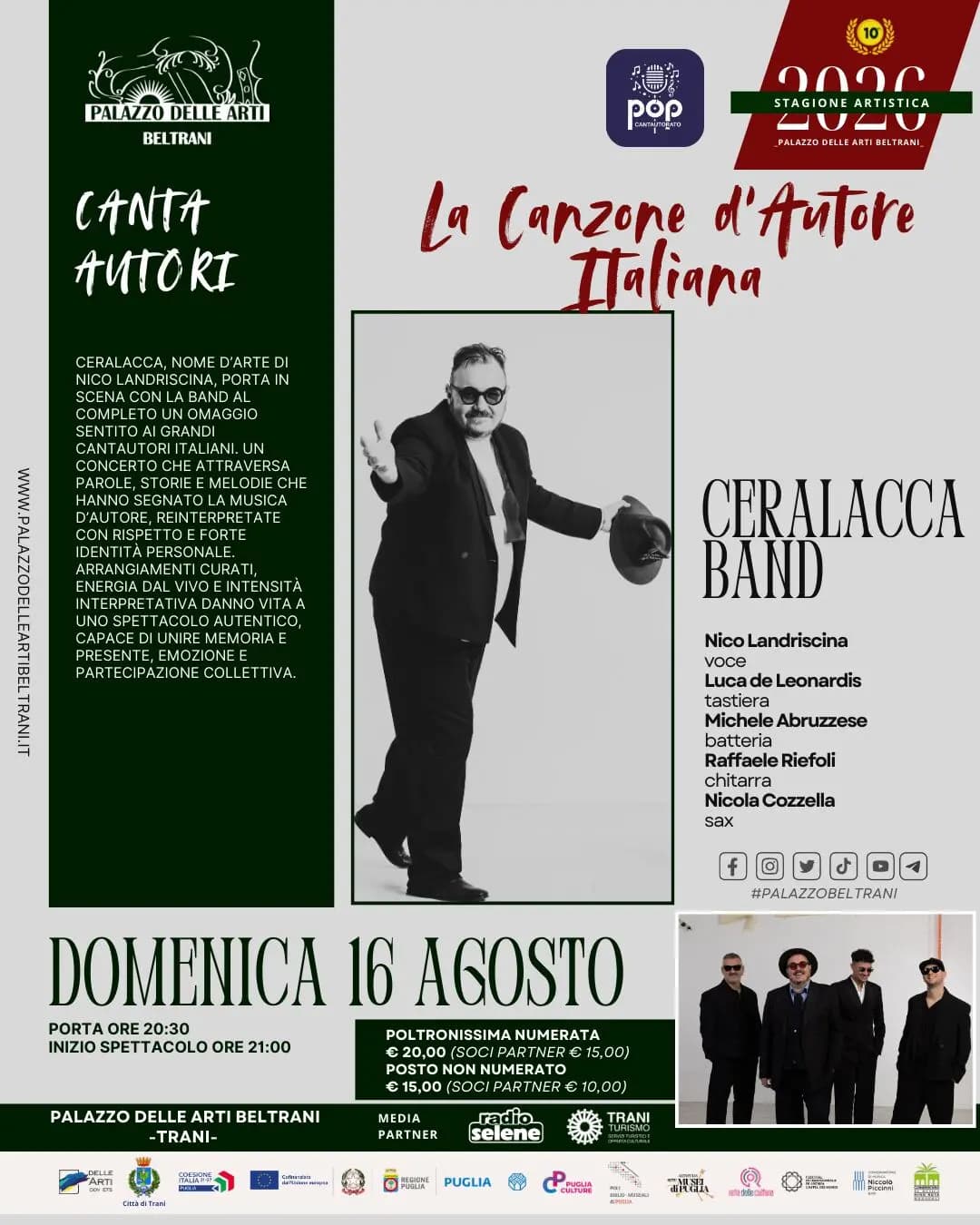La canzone d'autore italiana - Musica a Corte - immagine 1