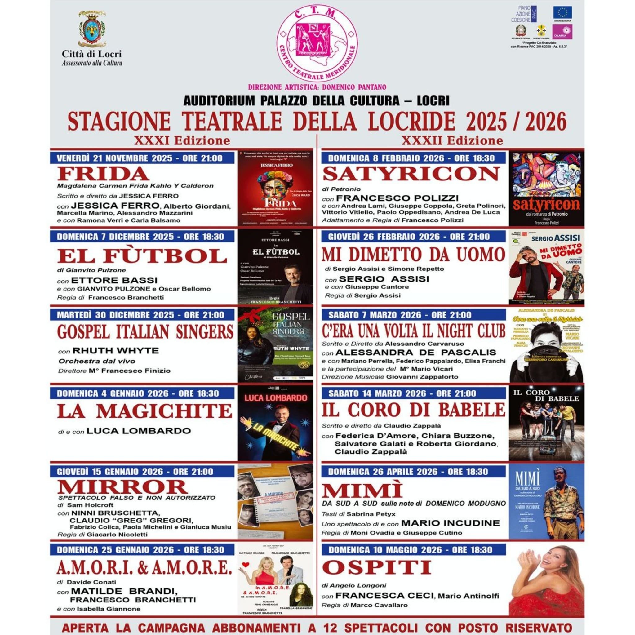 Stagione Teatrale della Locride - Locri - immagine 1
