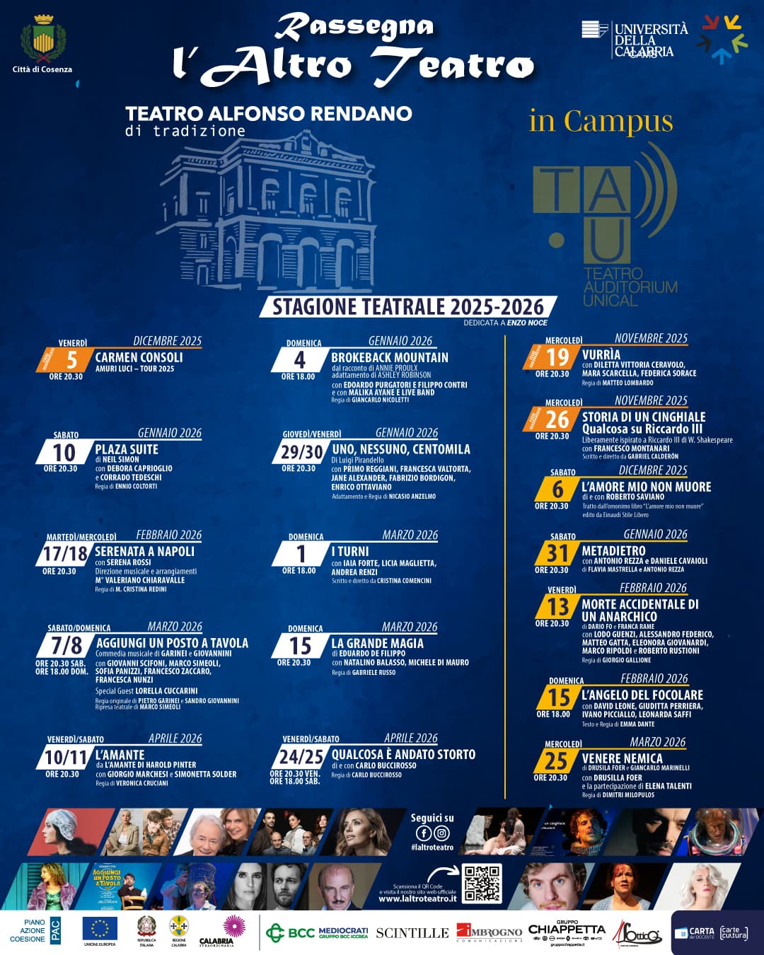 Rassegna L'Altro Teatro - Teatro Rendano - immagine 1