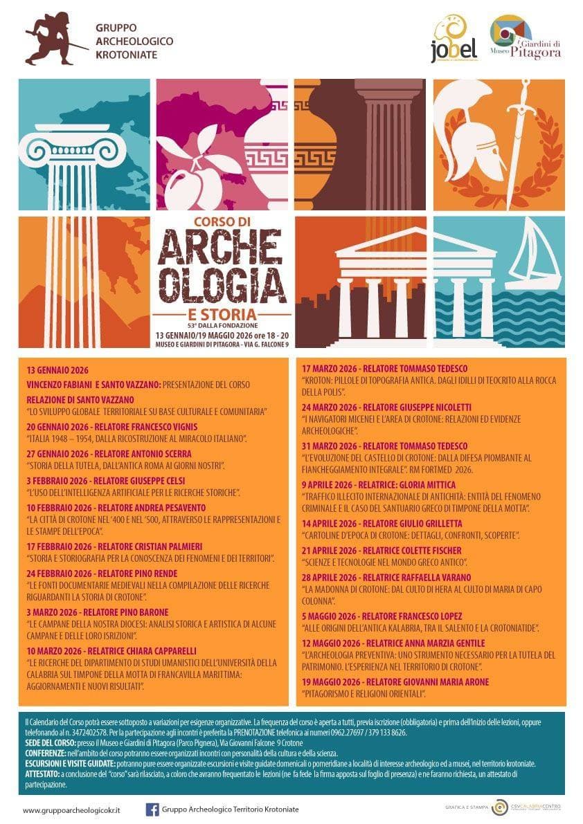 Corso di archeologia e storia a Crotone - immagine 1