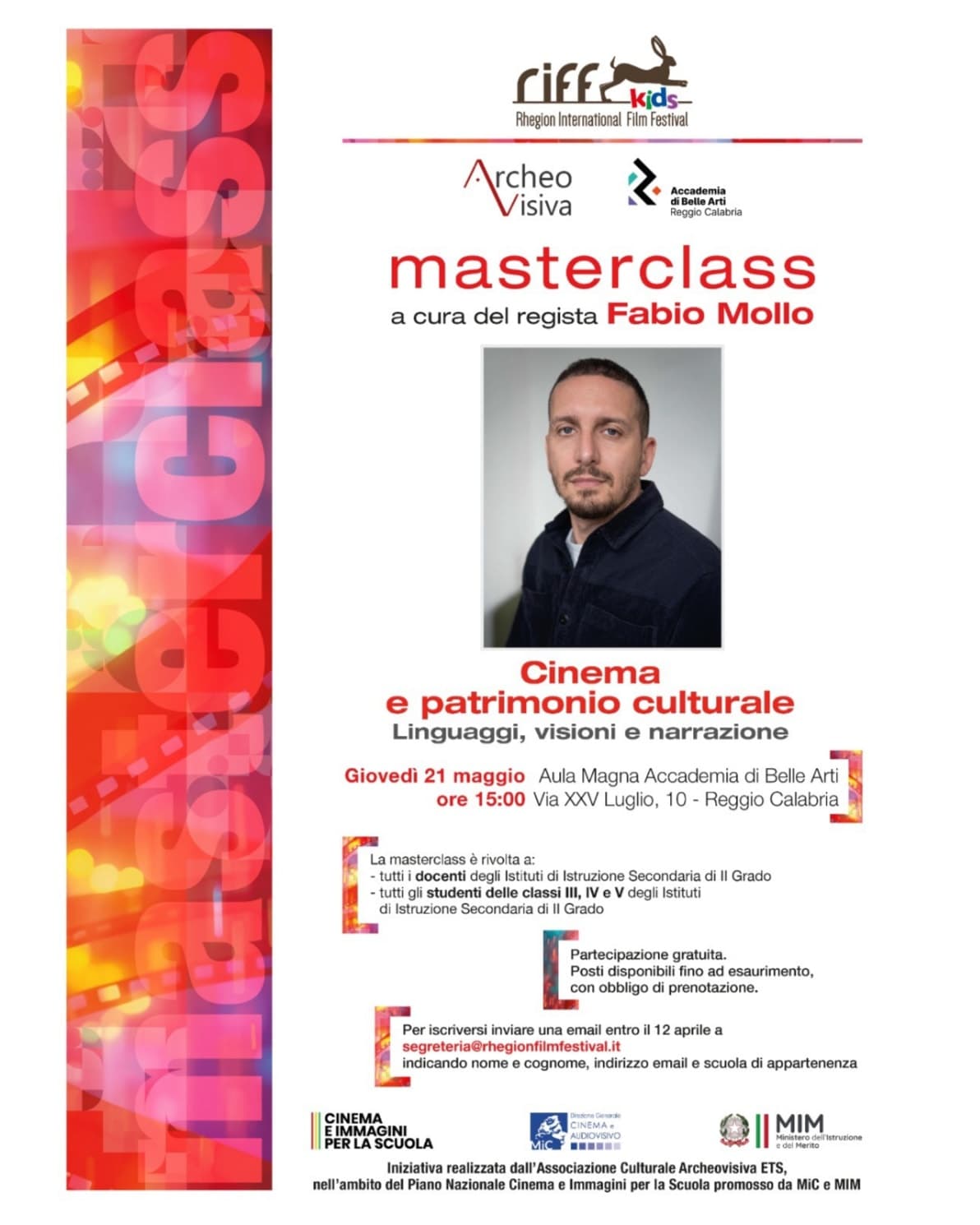 Masterclass con il regista Fabio Mollo - immagine 1