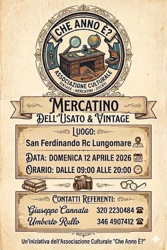 Mercatino vintage a San Ferdinando - immagine 1