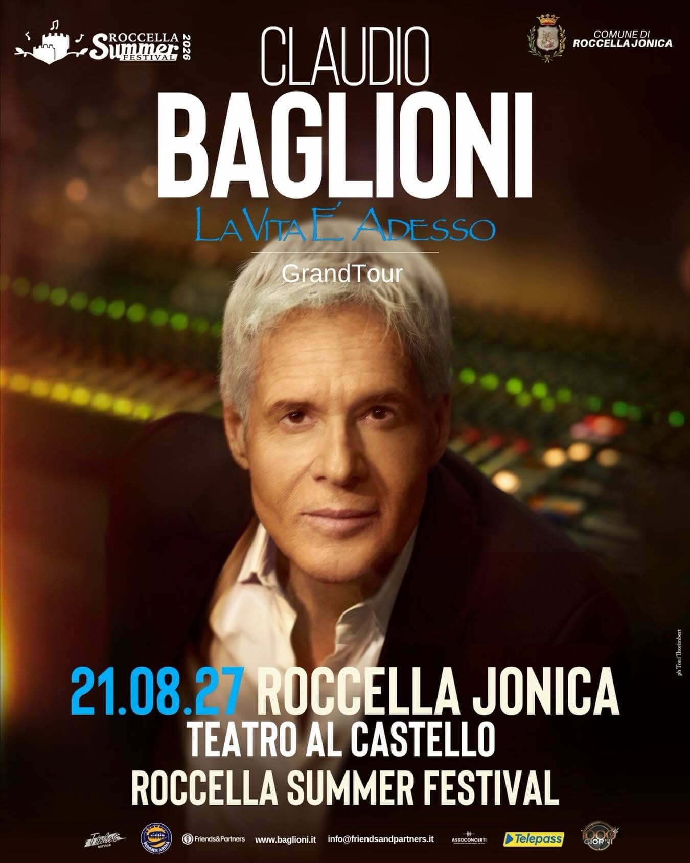 Roccella Summer Festival | Claudio Baglioni - immagine 1