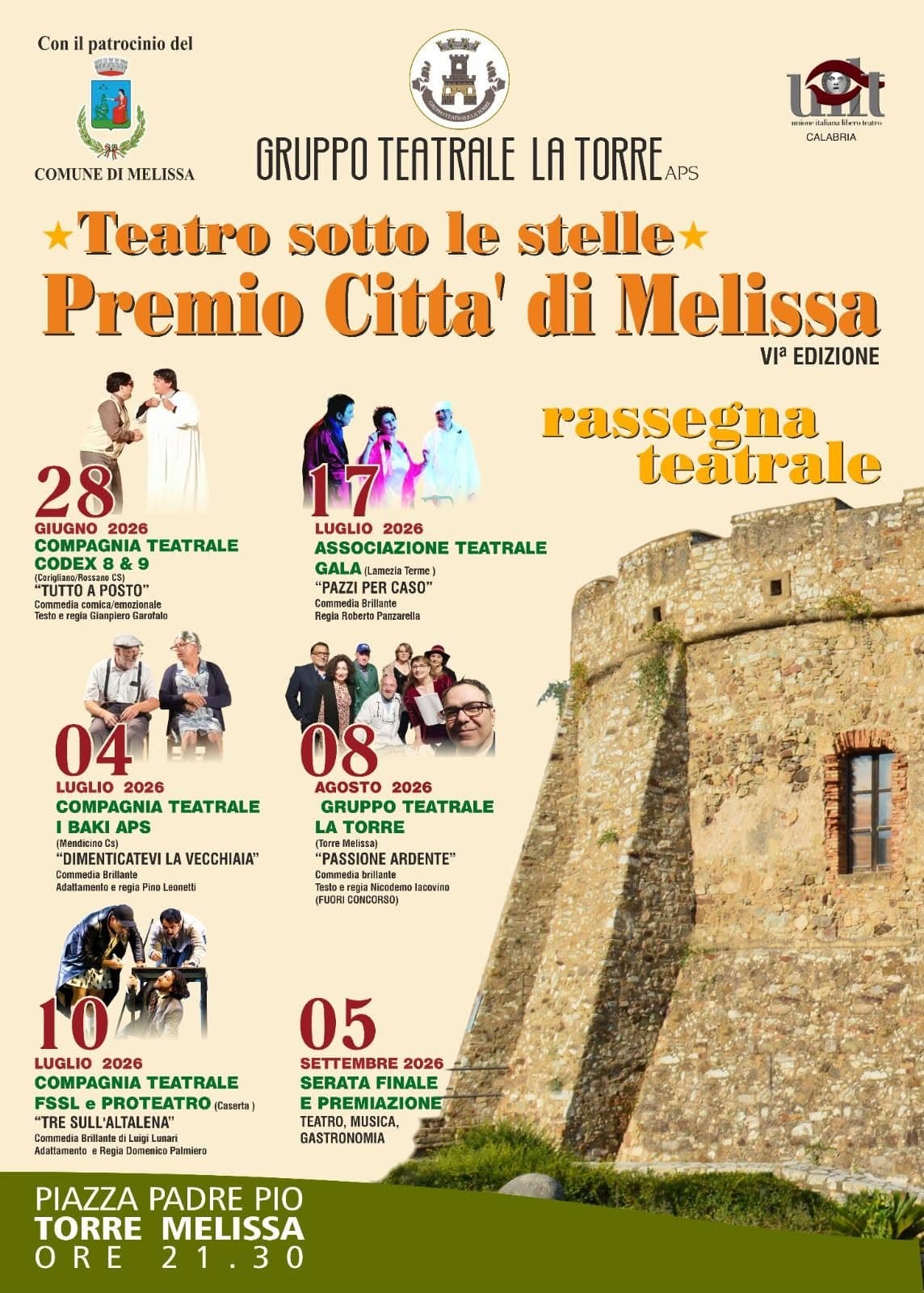 Teatro Sotto le Stelle – Premio Città di Melissa - immagine 1